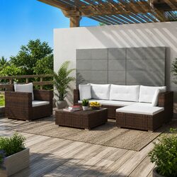 Your Outdoor Oasis Awaits: 6 Piece Lounge Set