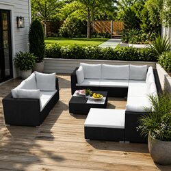 Your Ideal 10-Piece Lounge Set for Outdoor Relaxation