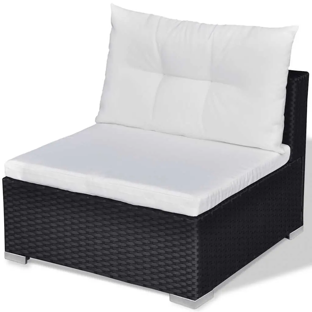 Garden Lounge Set 10 Piece Outdoor Patio Rattan Sofa Furniture with Cushions