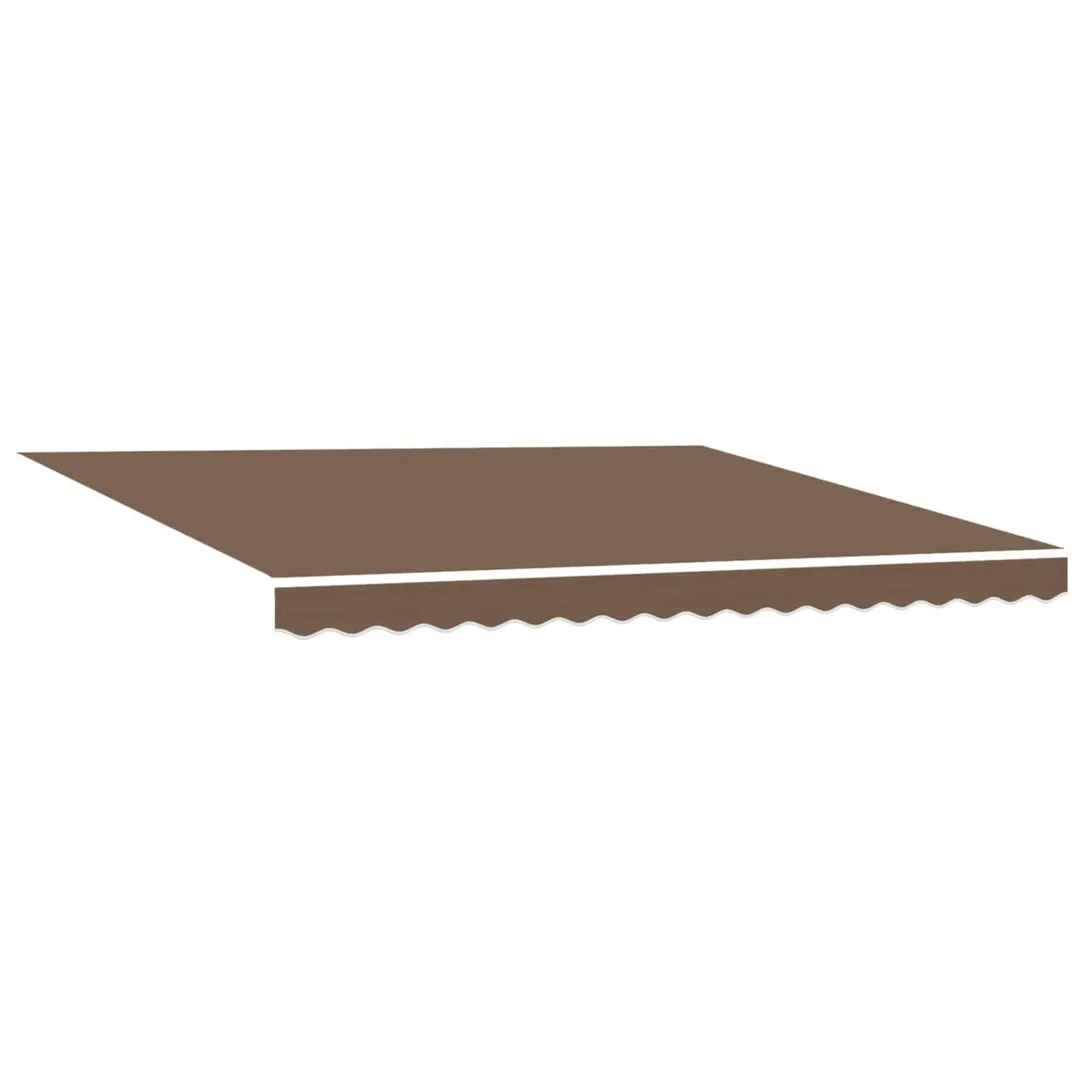 Awning Replacement Fabric Beige 4 x 3 m Outdoor Sun Shade Polyester