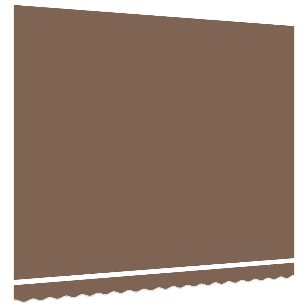 Awning Replacement Fabric Beige 4 x 3.5 m Polyester Outdoor Shade Garden