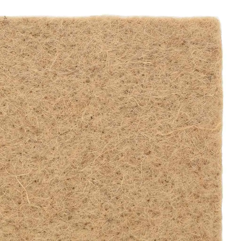 Pet Hemp Mat Natural Brown 0.5x5m Bedding for Small Animals Rabbits Guinea Pigs