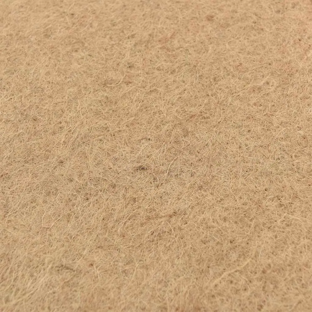 Pet Hemp Mat Natural Brown 0.5x5m Bedding for Small Animals Rabbits Guinea Pigs