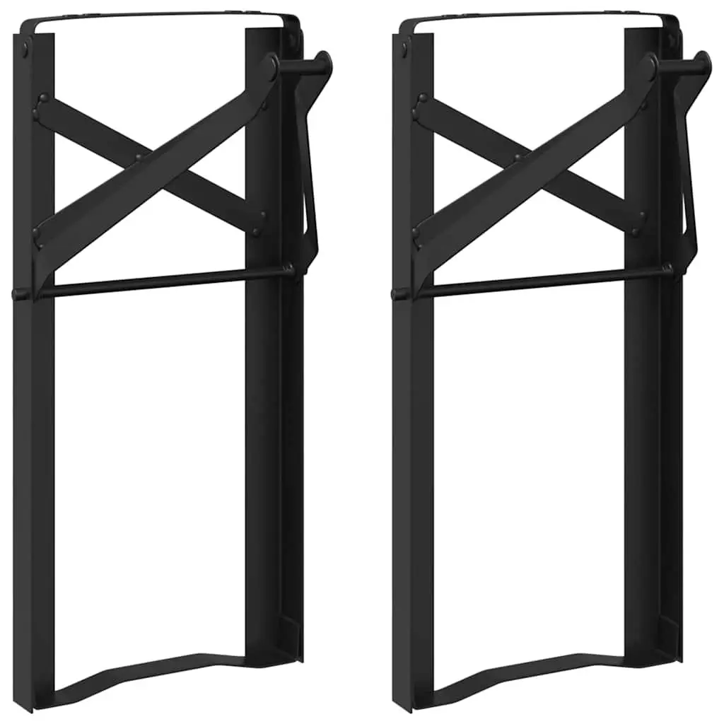 Beer Bench Legs Black Powder-Coated Steel Indoor Furniture Legs