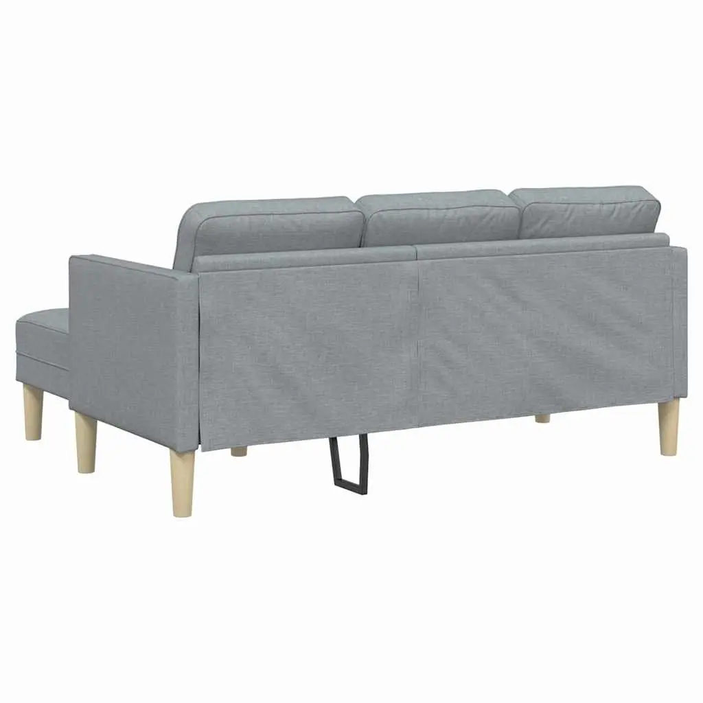 Modular Sofa Set Reconfigurable Light Grey Polyester