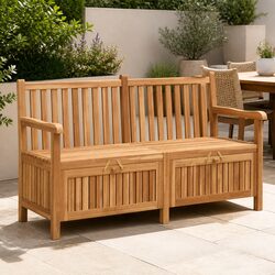 Your New Teak Garden Bench with Storage 150x60x90cm
