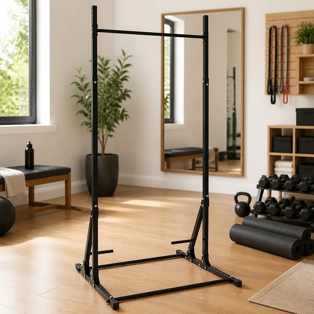 Adjustable Pull-Up Bar Station for Home Gyms