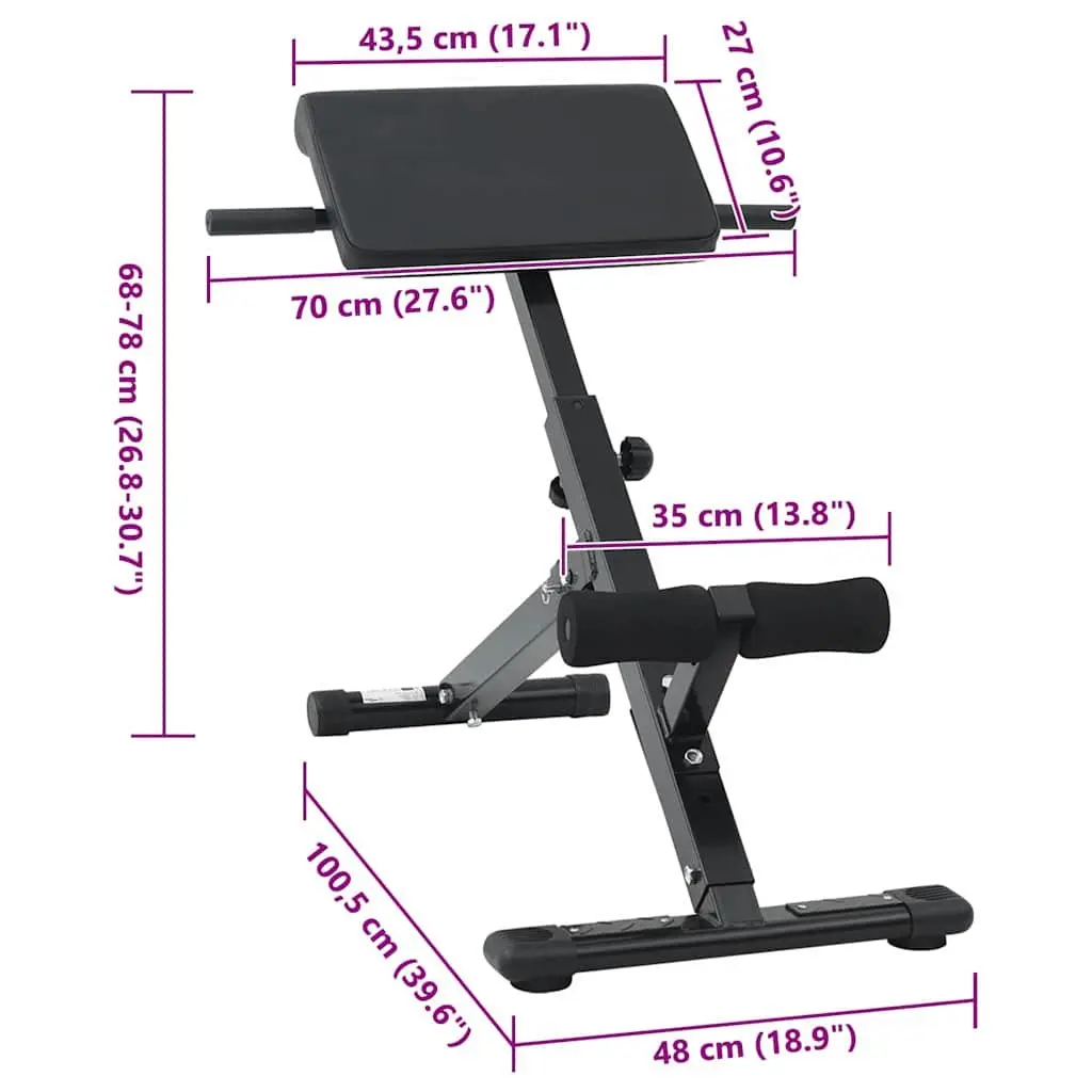 Hyperextension Bench for Home Workouts