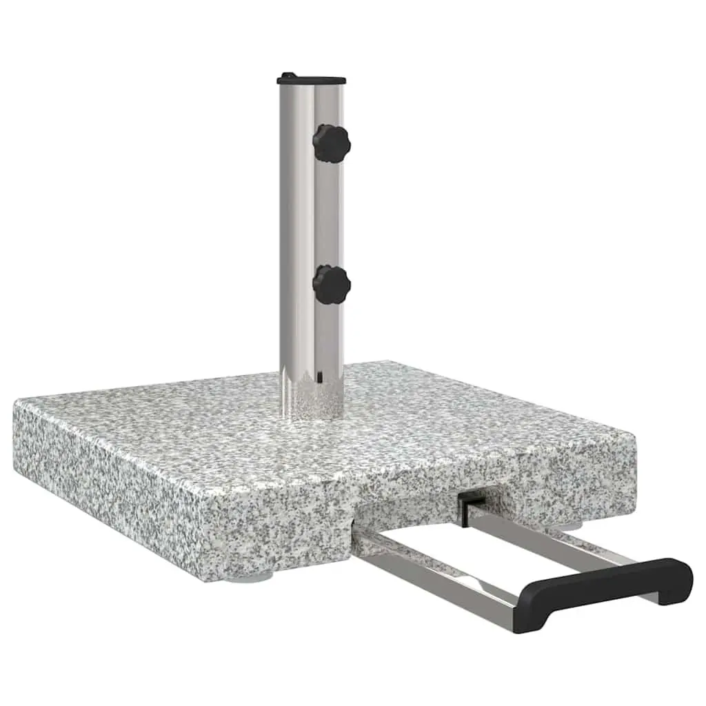 Grey Parasol Base for Outdoor Spaces