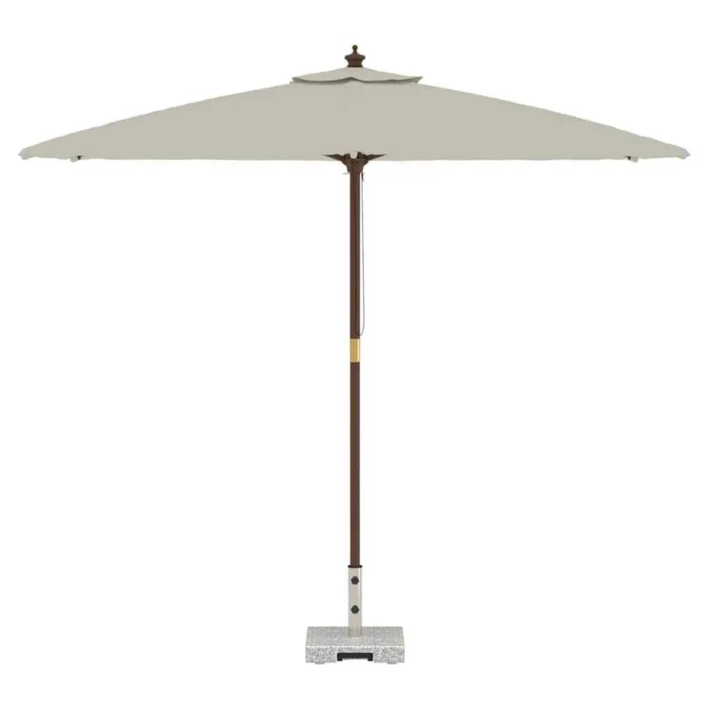 Grey Parasol Base for Outdoor Spaces