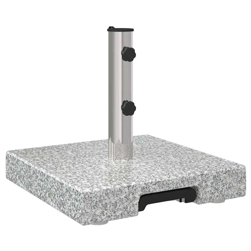 Grey Parasol Base for Outdoor Spaces