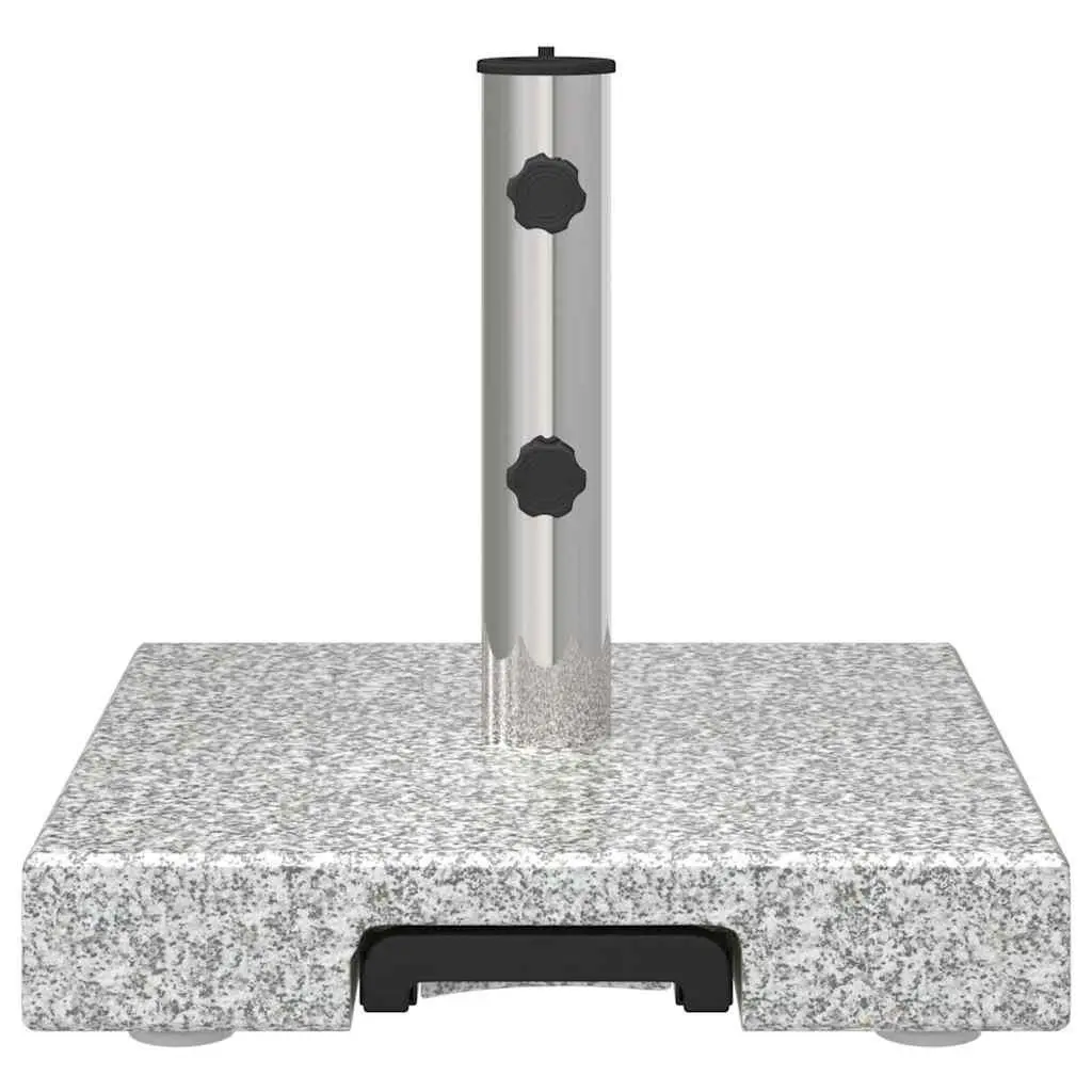 Grey Parasol Base for Outdoor Spaces