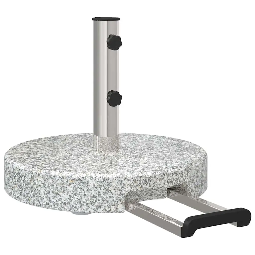 Outdoor Parasol Base with Integrated Wheels