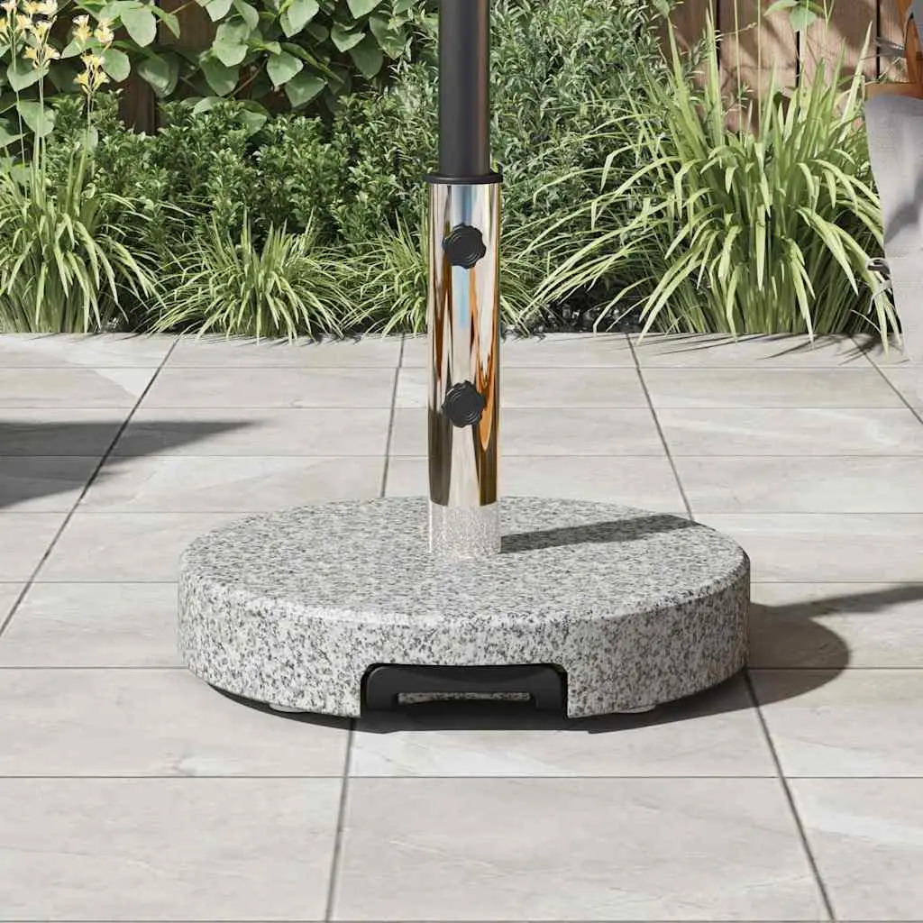 Outdoor Parasol Base with Integrated Wheels