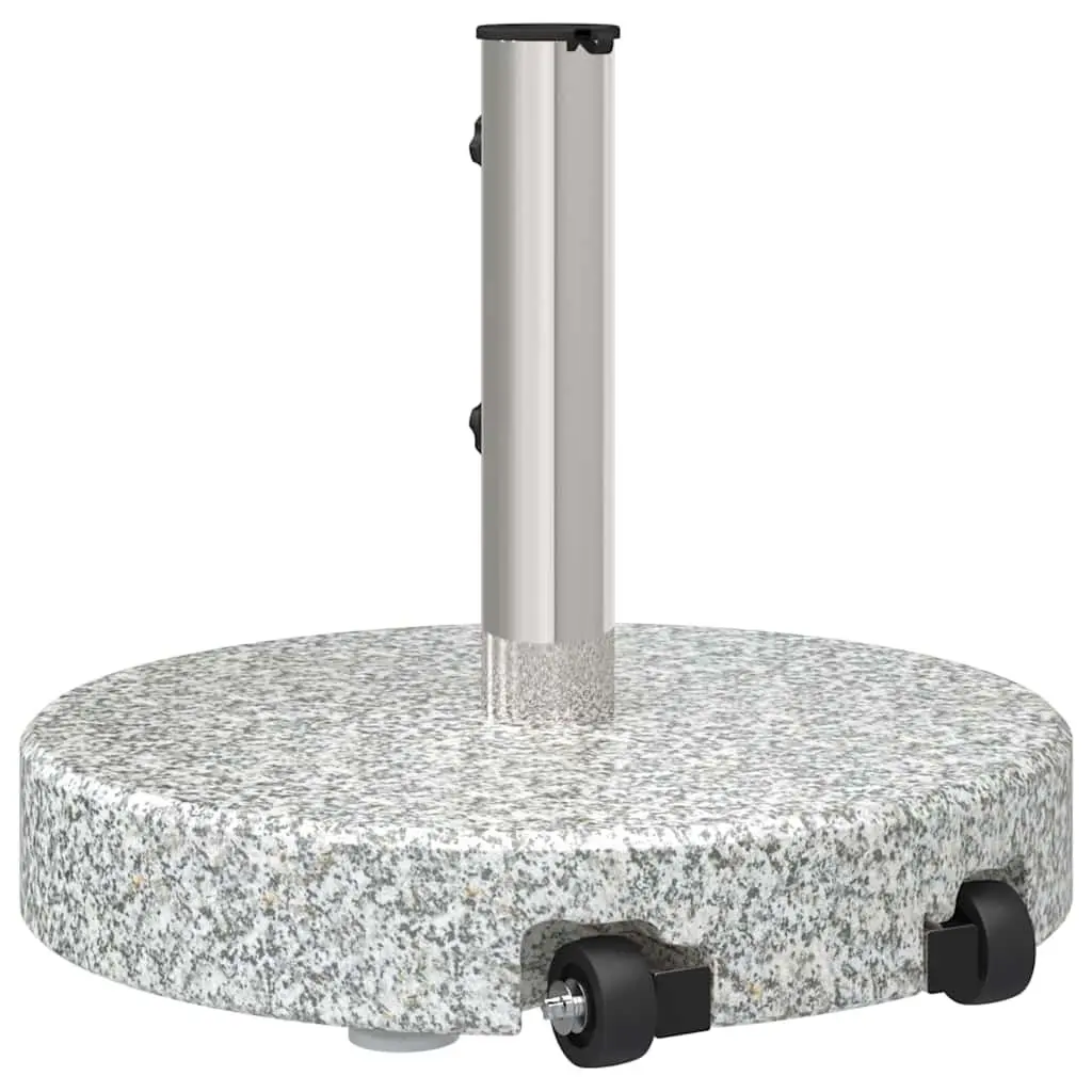 Outdoor Parasol Base with Integrated Wheels