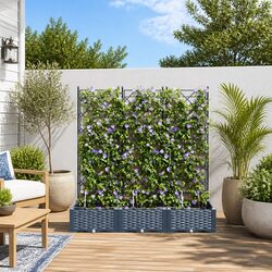 Your New Favorite Grey Planter Set - 3 Pieces for You
