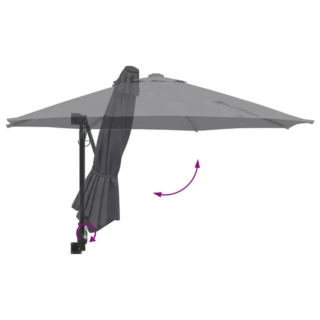 Garden Parasol Cantilever Tilt Shade 248x248x148cm