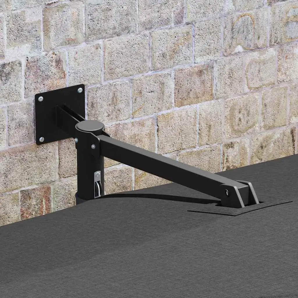 Garden Parasol Tilt Crank Anthracite 248.5cm Outdoor Umbrella