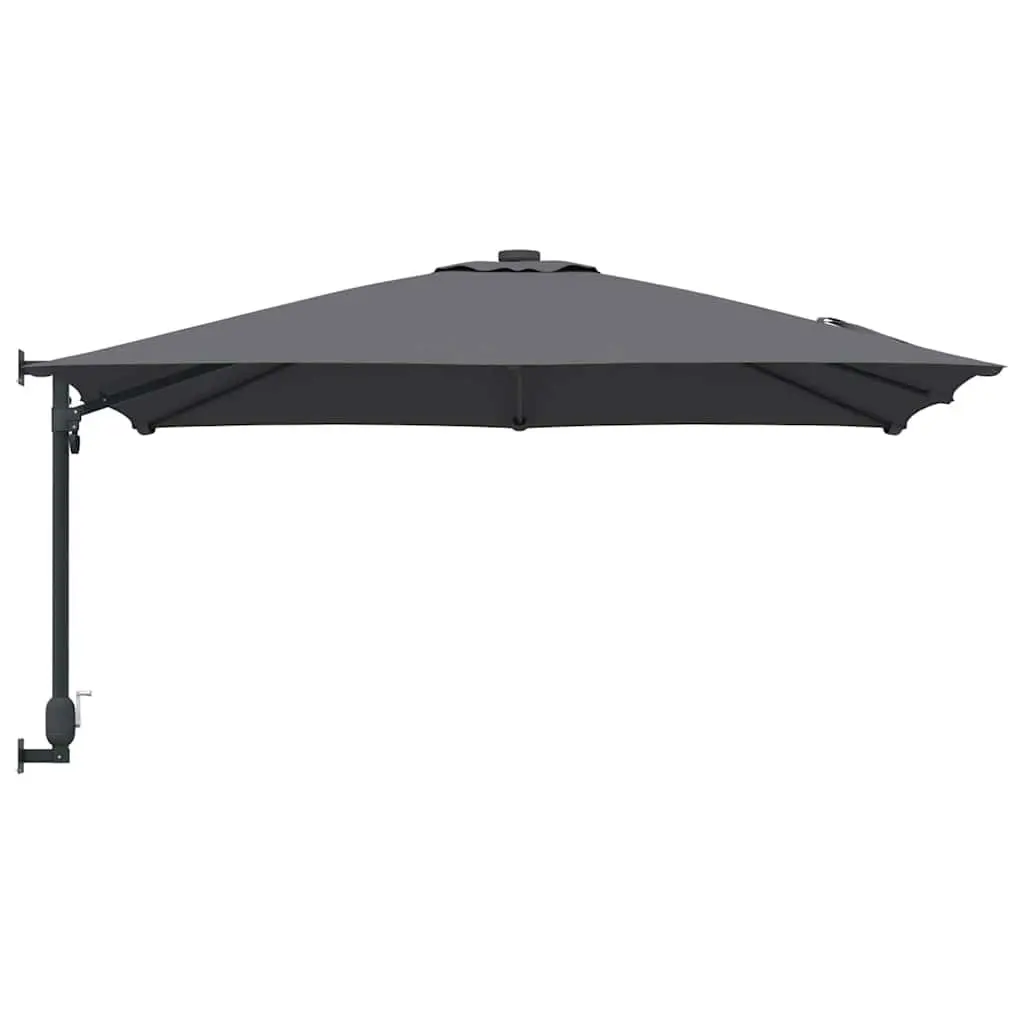 Garden Parasol Tilt Crank Anthracite 248.5cm Outdoor Umbrella