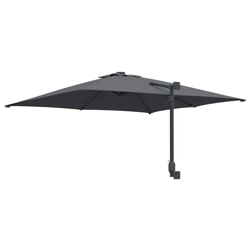 Garden Parasol Tilt Crank Anthracite 248.5cm Outdoor Umbrella