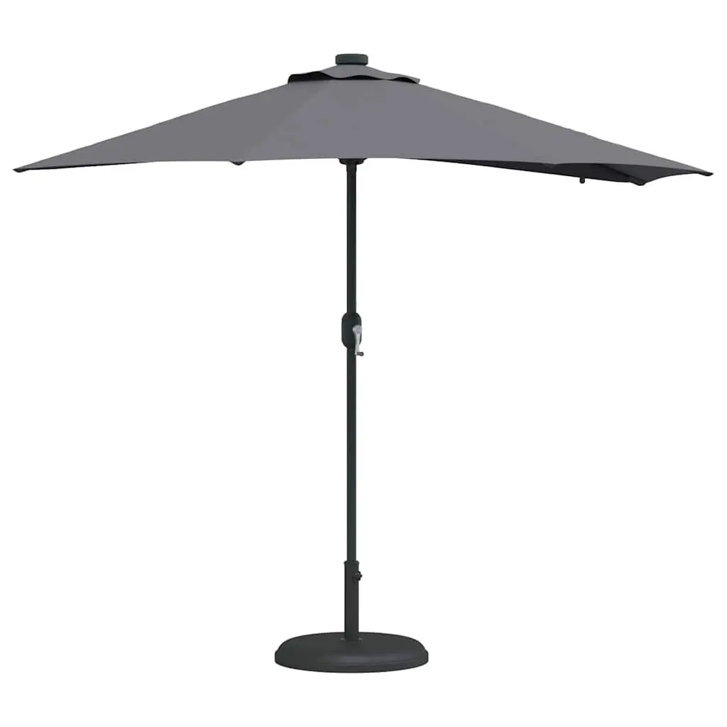 Garden Parasol with Solar LED Lights