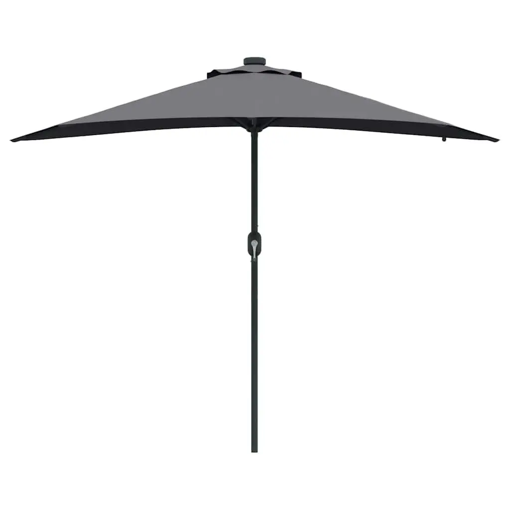 Garden Parasol with Solar LED Lights