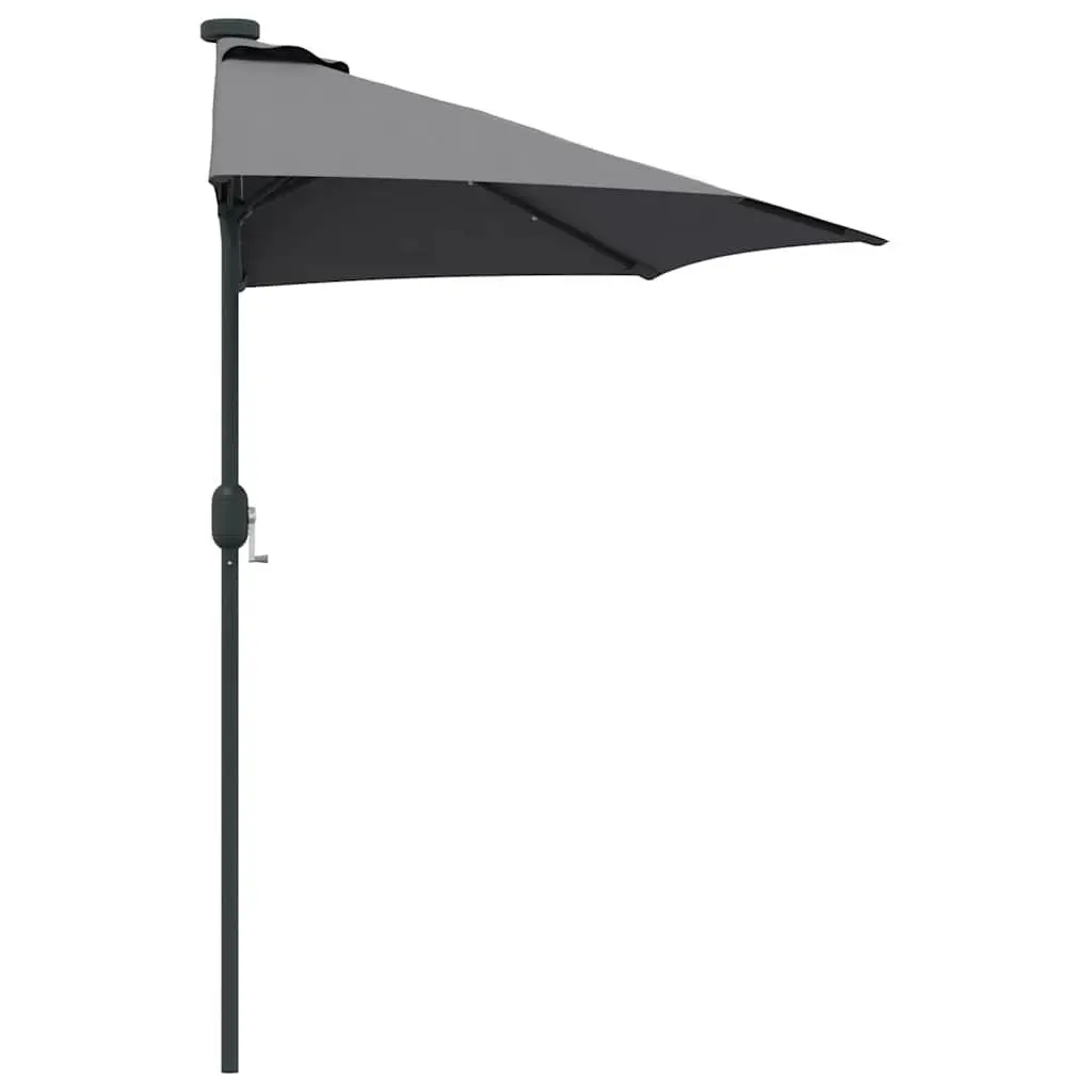 Garden Parasol with Solar LED Lights