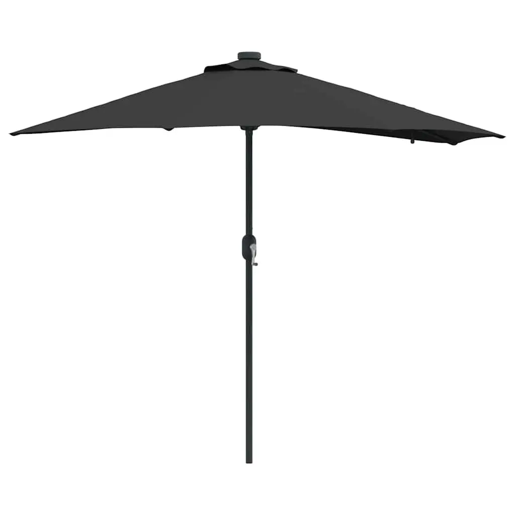 Garden Parasol with Solar Lights