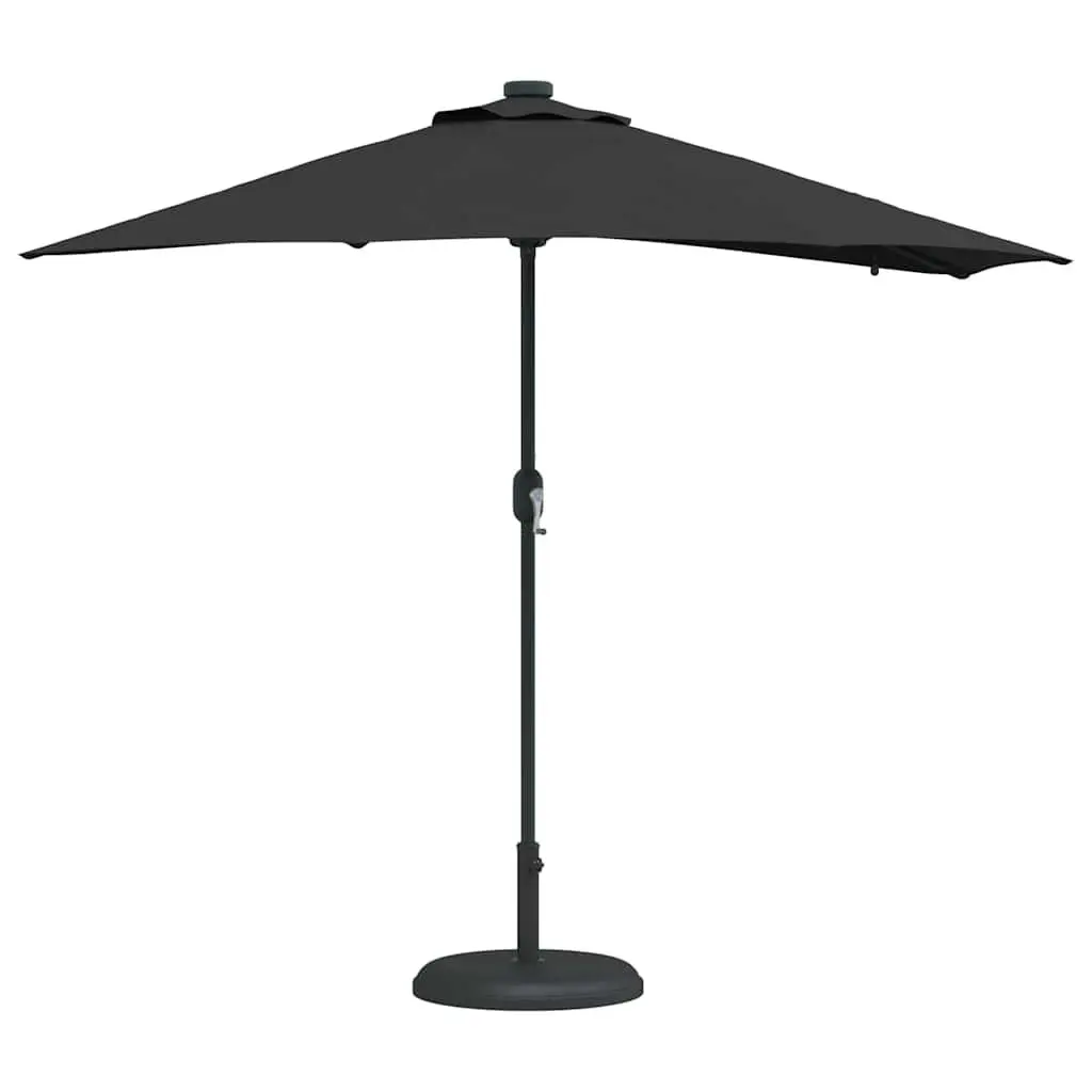 Garden Parasol with Solar Lights