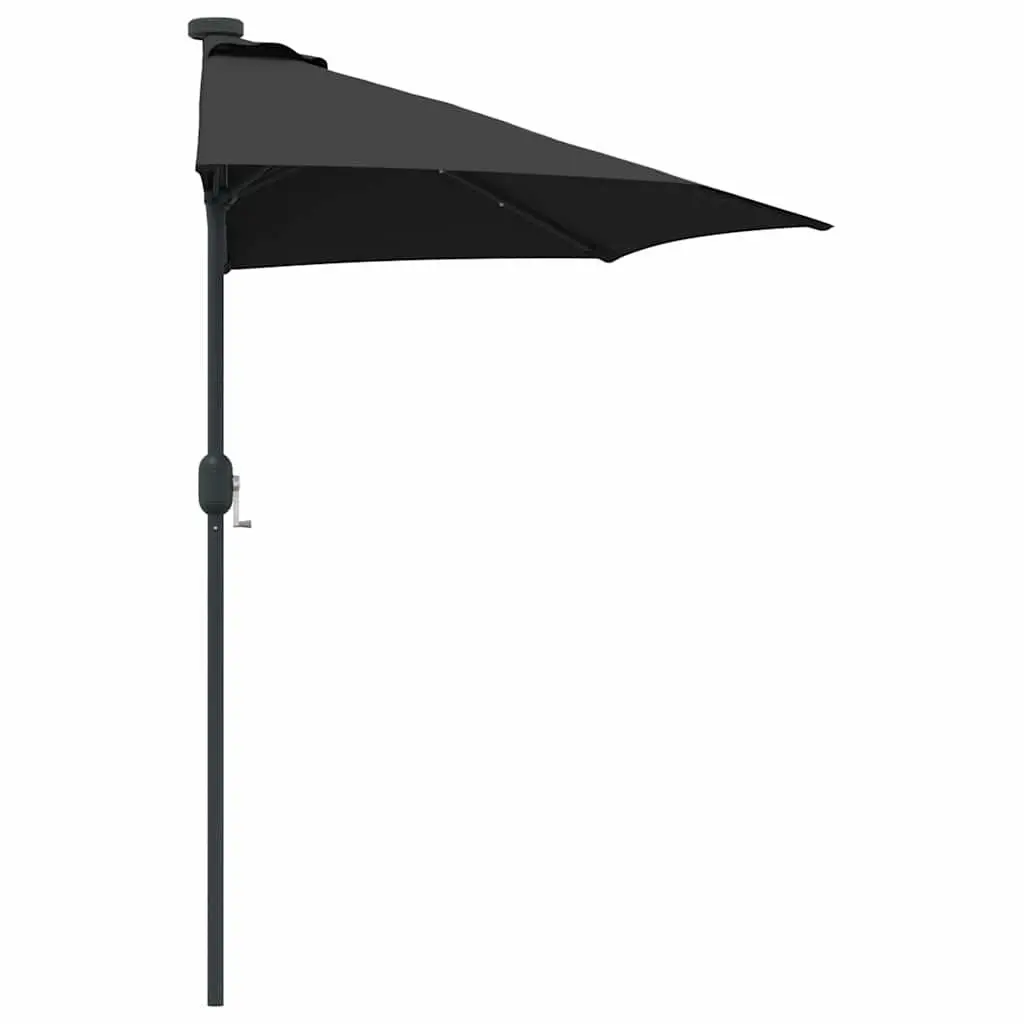 Garden Parasol with Solar Lights