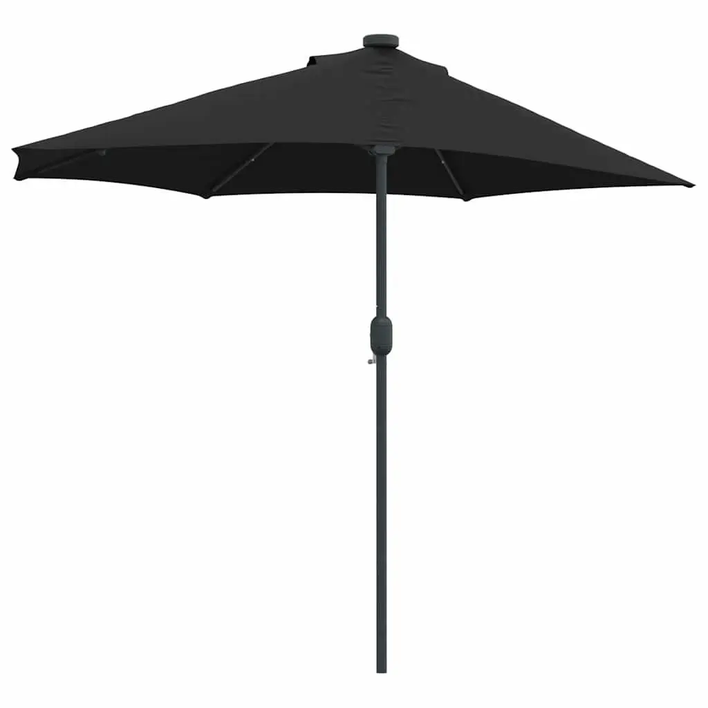 Garden Parasol with Solar Lights