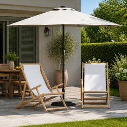 Friendly Garden Parasol with LED Lights for You