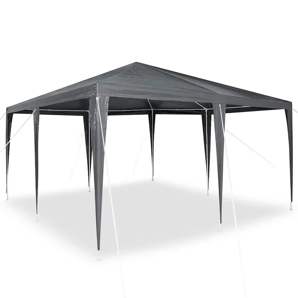 Party Tent Rectangular Anthracite 400 x 400 x 266 cm Outdoor Garden Gazebo Canopy