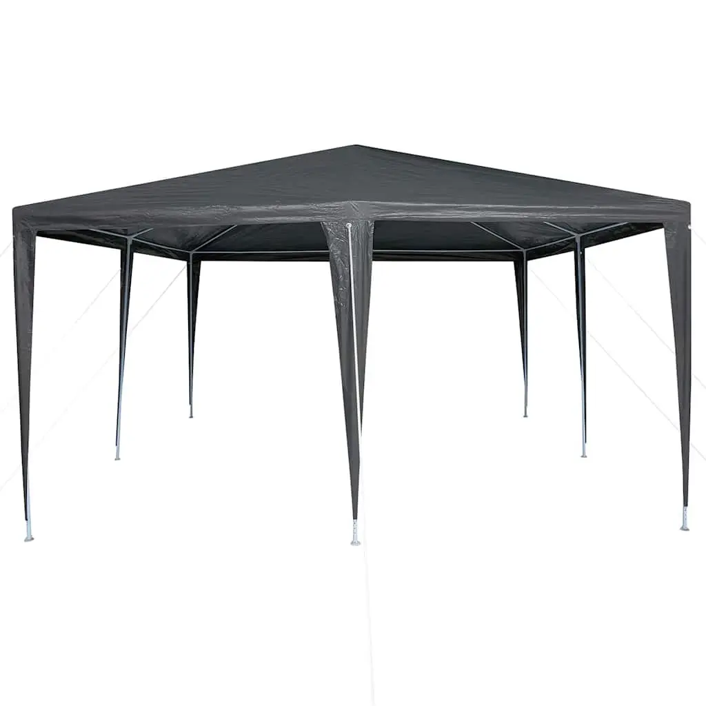 Party Tent Rectangular Anthracite 400 x 400 x 266 cm Outdoor Garden Gazebo Canopy