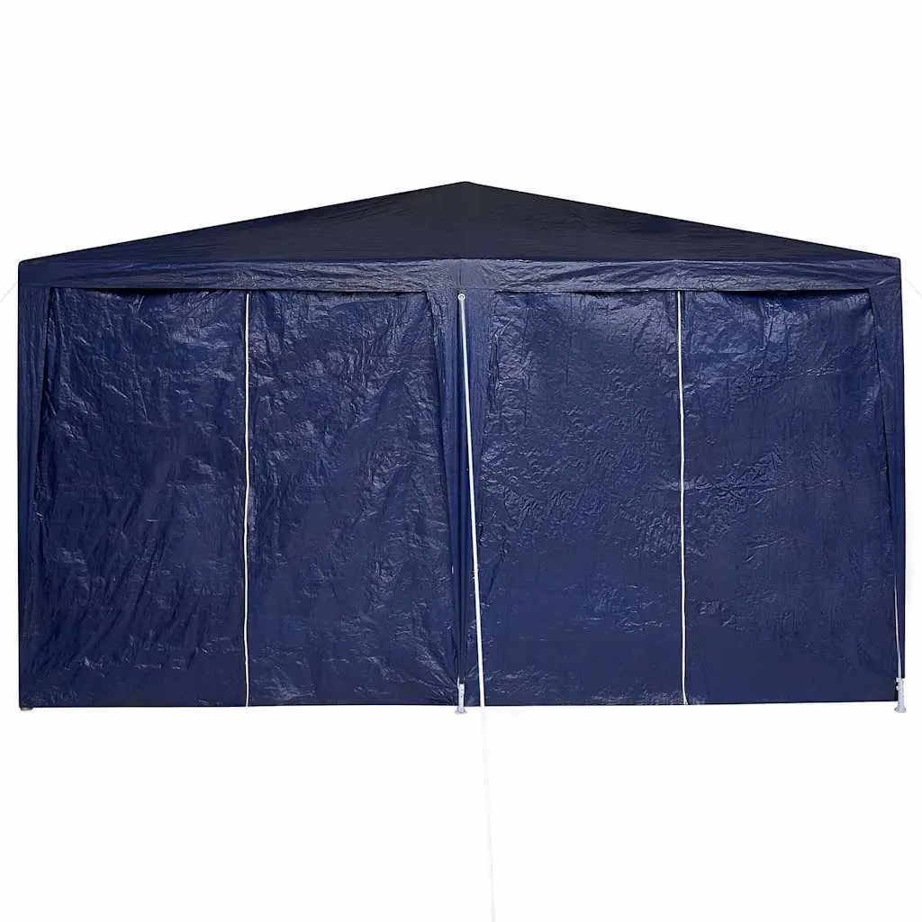Party Tent Blue Outdoor Canopy Gazebo 400x400x266cm with Removable Sidewalls