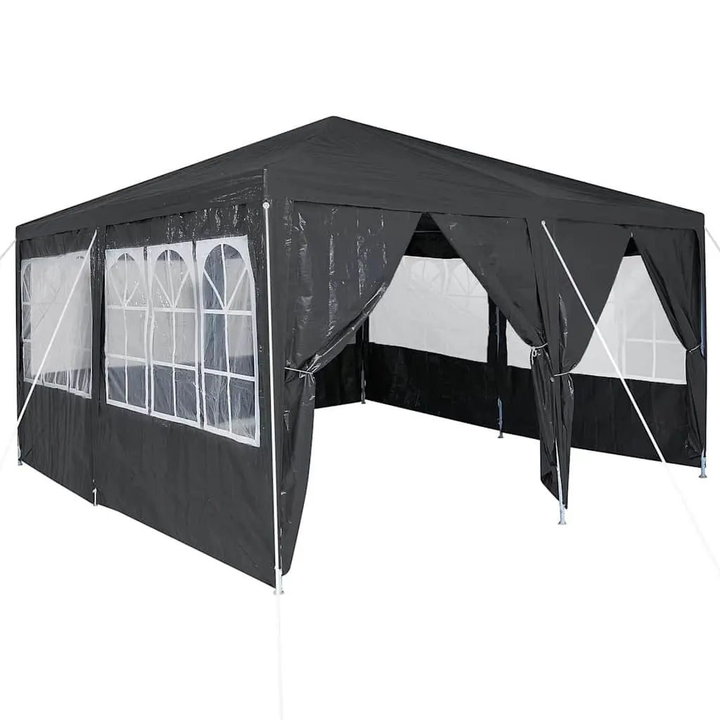 Party Tent Anthracite 400x400x266cm Outdoor Canopy Gazebo Portable Wedding Event