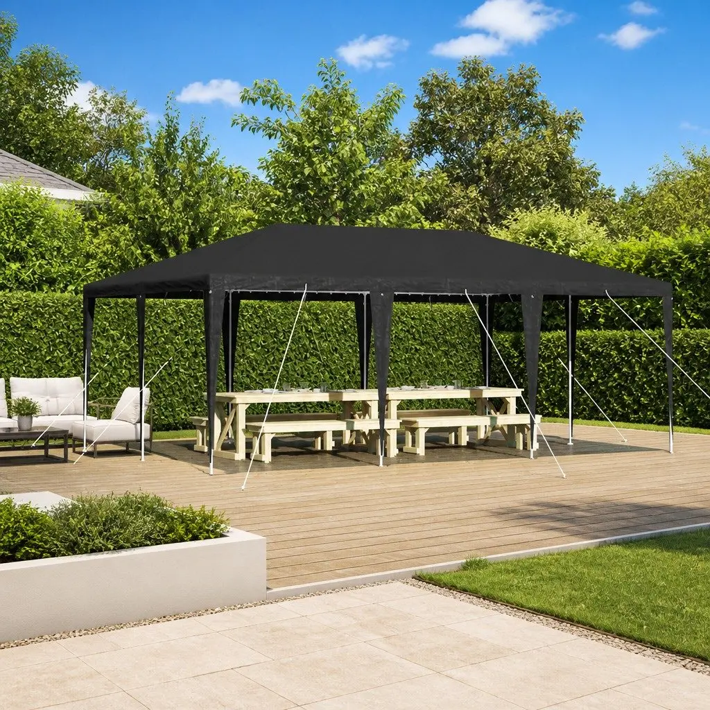 Party Tent Rectangular Anthracite 600x400x266cm Outdoor Garden Canopy
