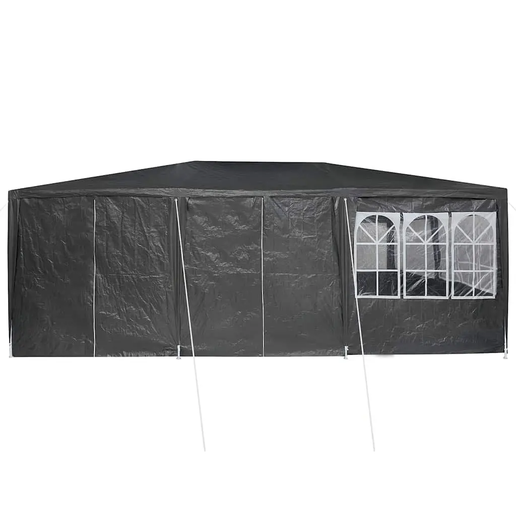 Party Tent Anthracite 600 x 400 x 266 cm Outdoor Canopy Gazebo Removable
