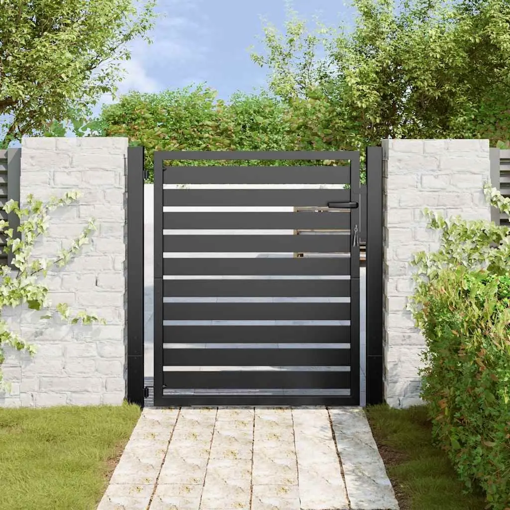 Garden Gate Lockable Aluminium 100x100cm