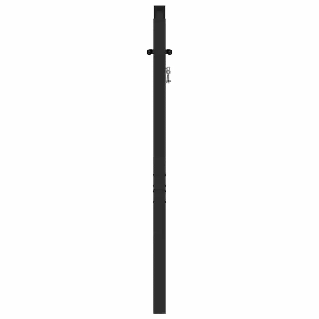 Garden Gate Lockable Aluminium 100x100cm