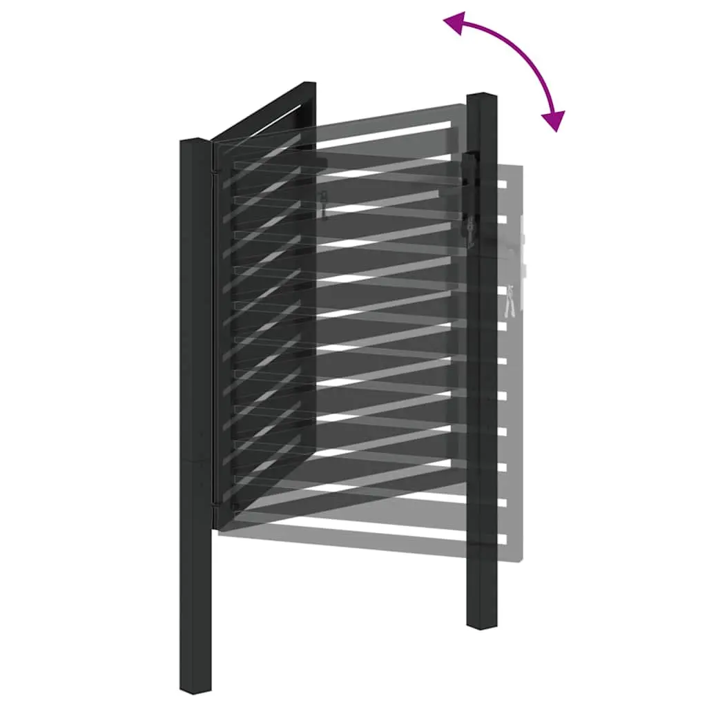 Garden Gate Lockable Aluminium 100x100cm