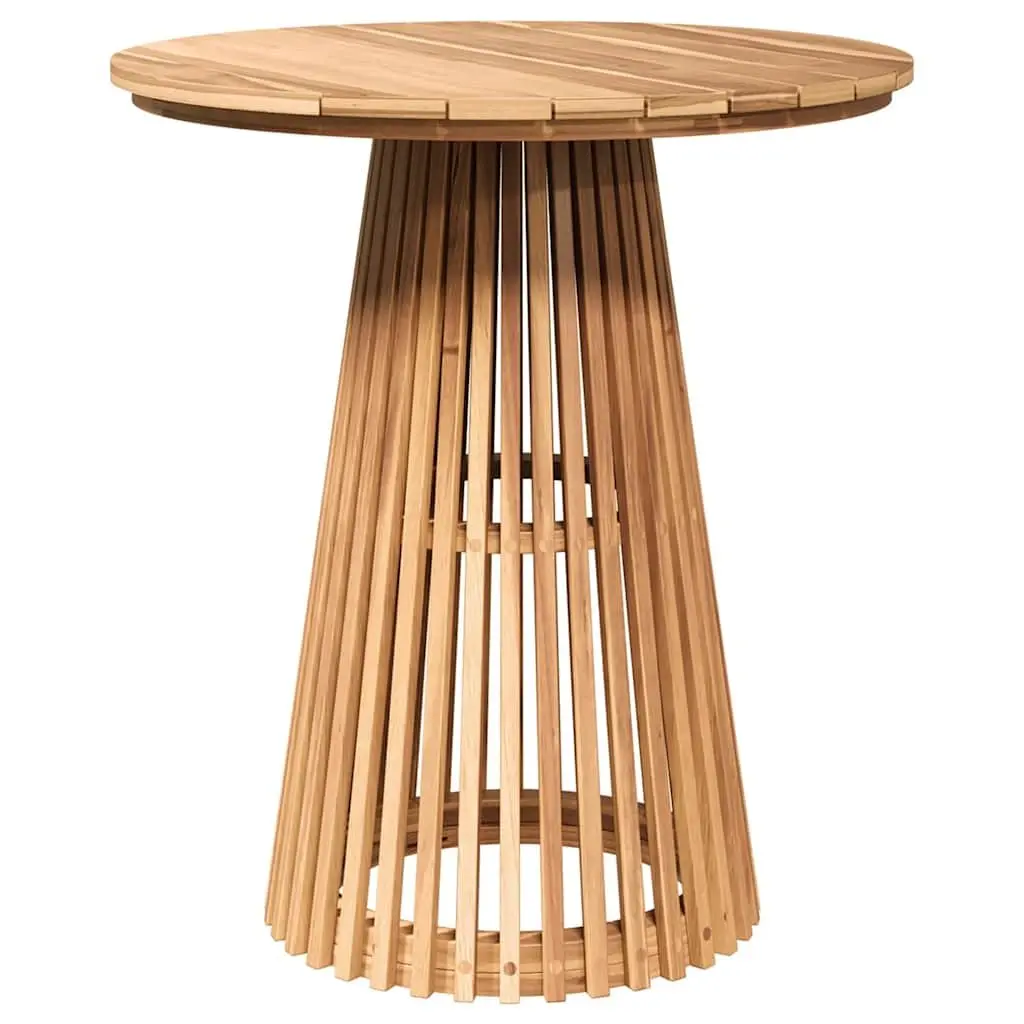 Brown Round Side Table for Outdoor Fun