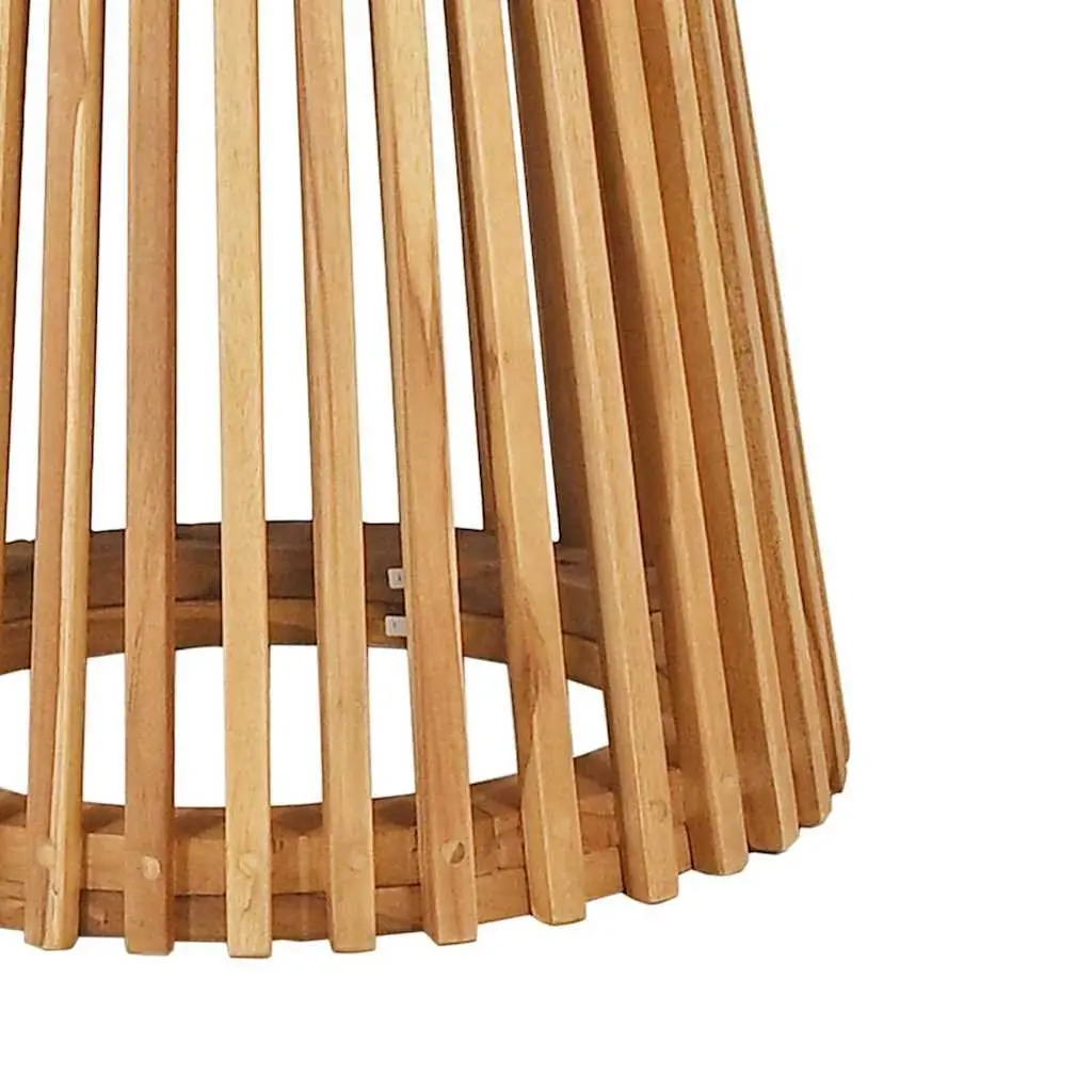 Brown Round Side Table for Outdoor Fun