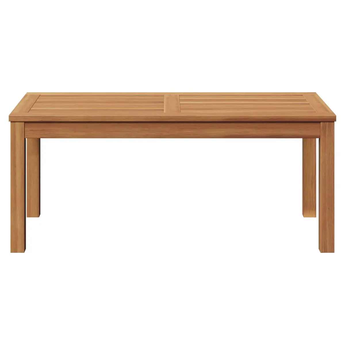 Outdoor Table Brown 95 x 45 x 40 cm Garden Terrace Patio Side Table Solid Teak