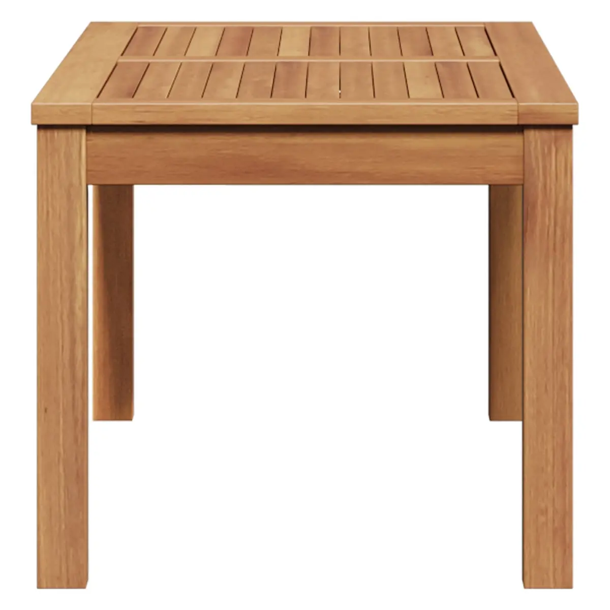 Outdoor Table Brown 95 x 45 x 40 cm Garden Terrace Patio Side Table Solid Teak