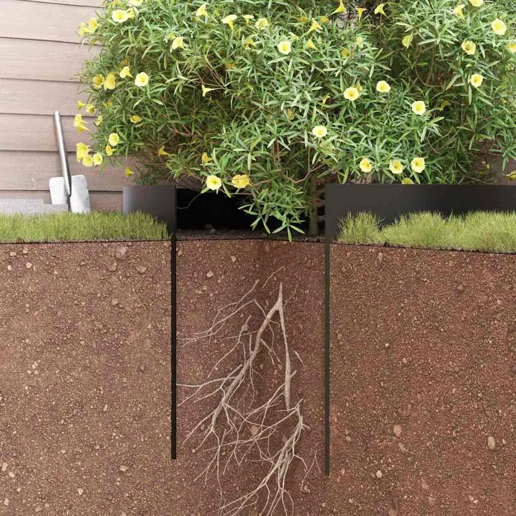 Root Barrier Matte Black Polyethylene 0.7 x 5 m Garden Landscape Weed Control