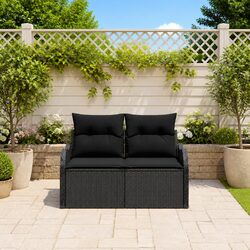 Your Perfect Outdoor Sofa: Black Poly Rattan for Comfort