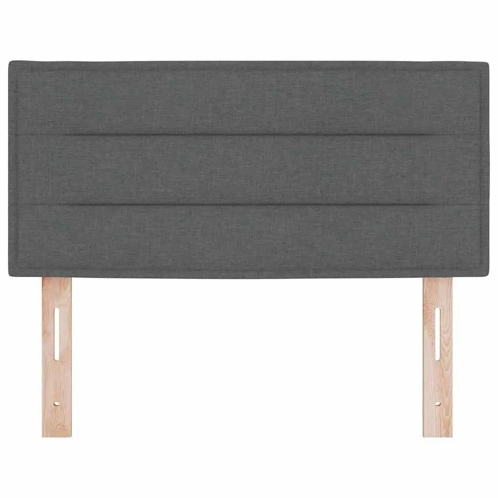Headboard Height Adjustable Charcoal Fabric 100cm Modern Bedroom Furniture