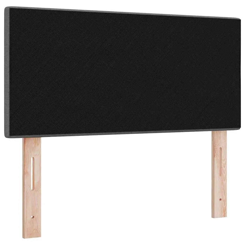 Height-Adjustable Grey Fabric Headboard