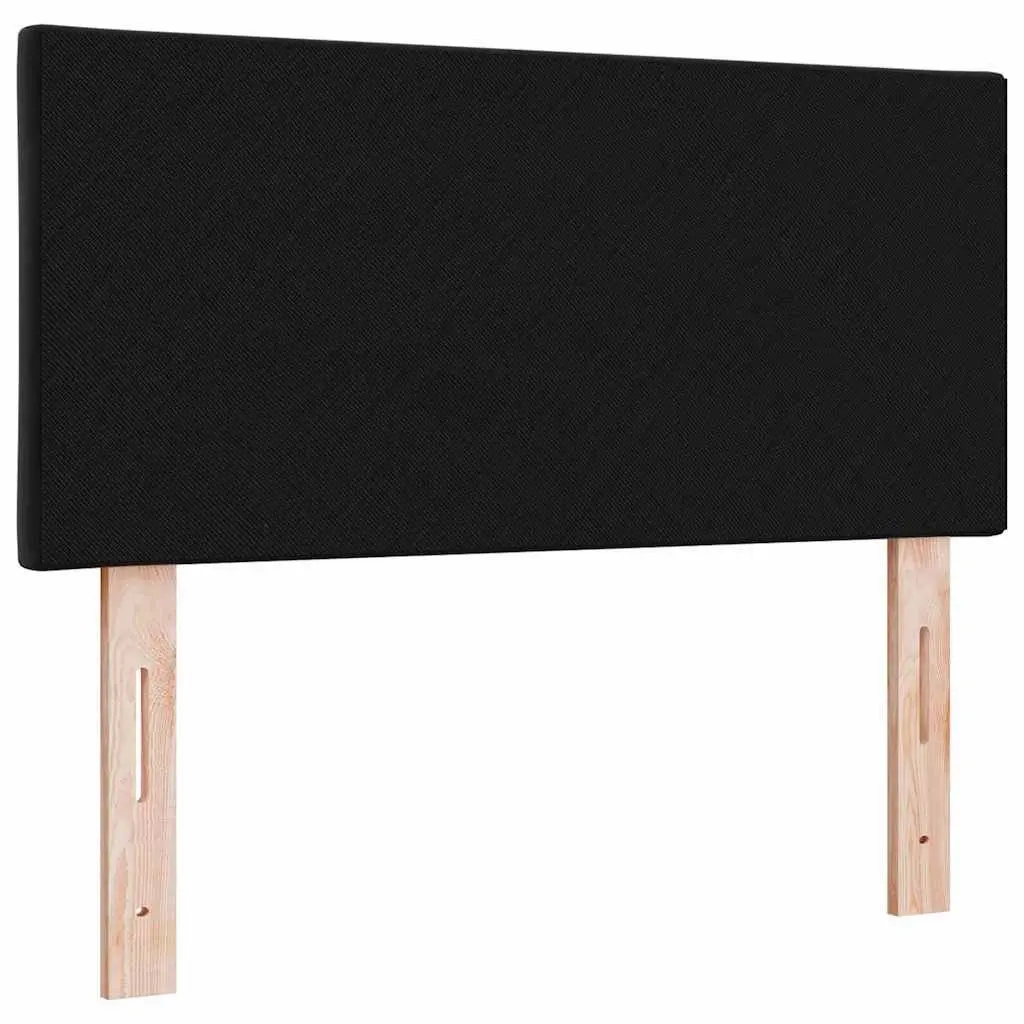 Headboard Velvet Upholstered Black 100 cm Adjustable Modern Bedroom Furniture